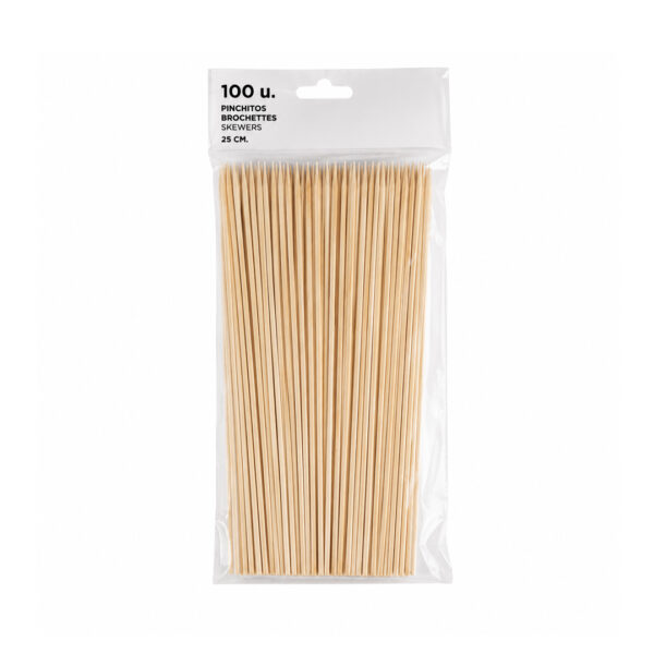 Pack Brochetas Madera 100 UND