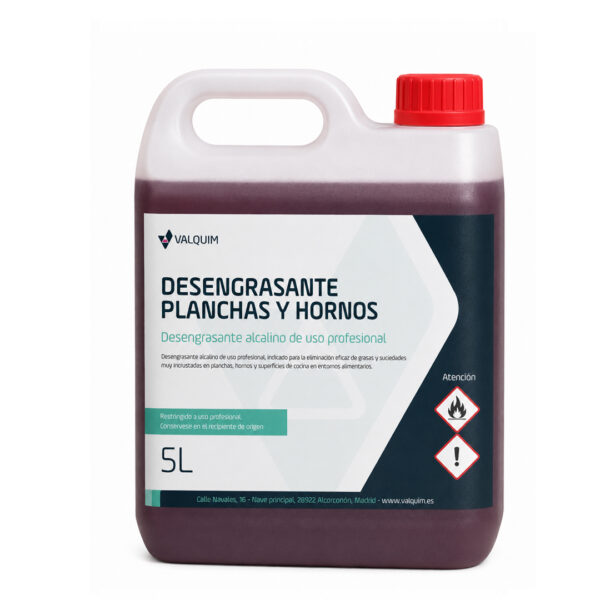 Desengrasante Planchas y Hornos Valquim 5L