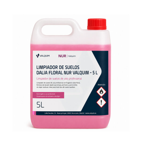 Limpiador de Suelos Dalia Floral NUR Valquim 5L