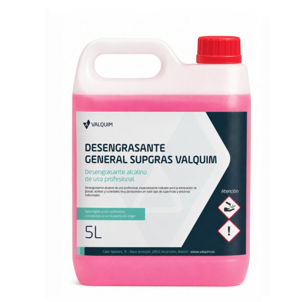 Desengrasante General Supgras Valquim 5L