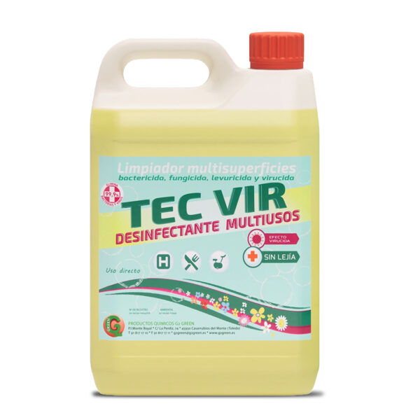 Desinfectante TEC-VIR Bactericida Virucida 5L